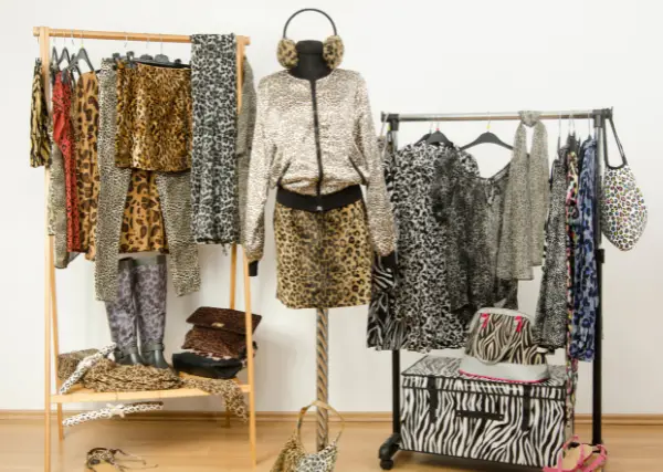 animal prints on clothes and accessories